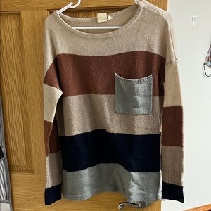 Pink Owl Multicolor Striped Sweater